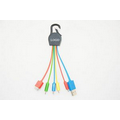 5 in 1 Multi Charge Cable with keytag